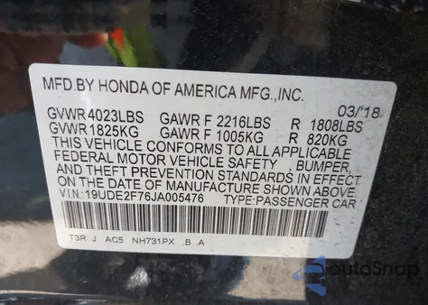 2018 Acura Ilx Premium Package/Technology Plus Package из США, поврежденный, VIN 19UDE2F76JA005476